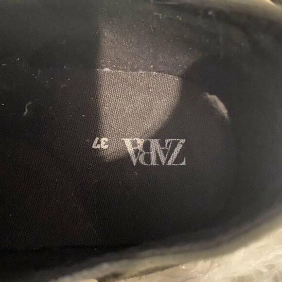 Zara Kids Sneakers 37 Laces Green - Picture 7 of 7